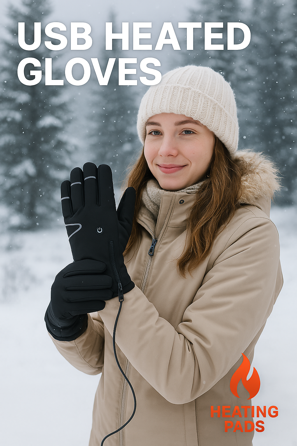 Heated Gloves Eletric Thermal Heat Gloves Winter Warm Skiing Snowboarding Hunting Fishing Waterproof Heated Rechargeable Gloves