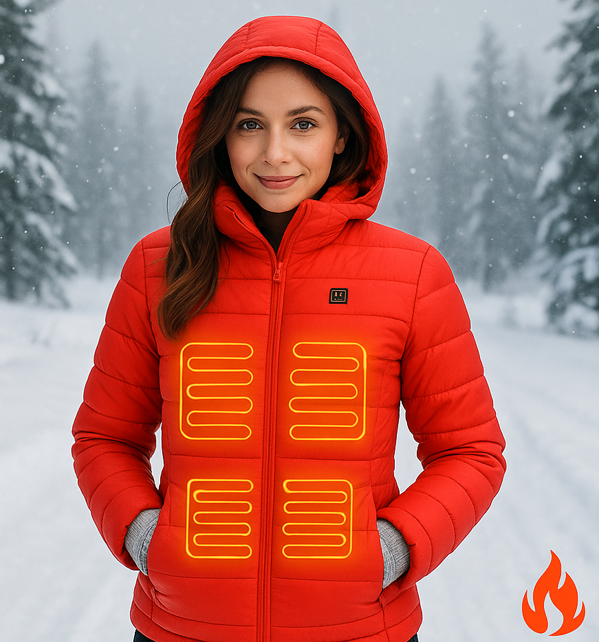 21 Areas Heating Jacket Men Winter USB Electric Heated Coat Functional Self Heating Clothes Outdoor Snow Ski Thick Padded Jacket