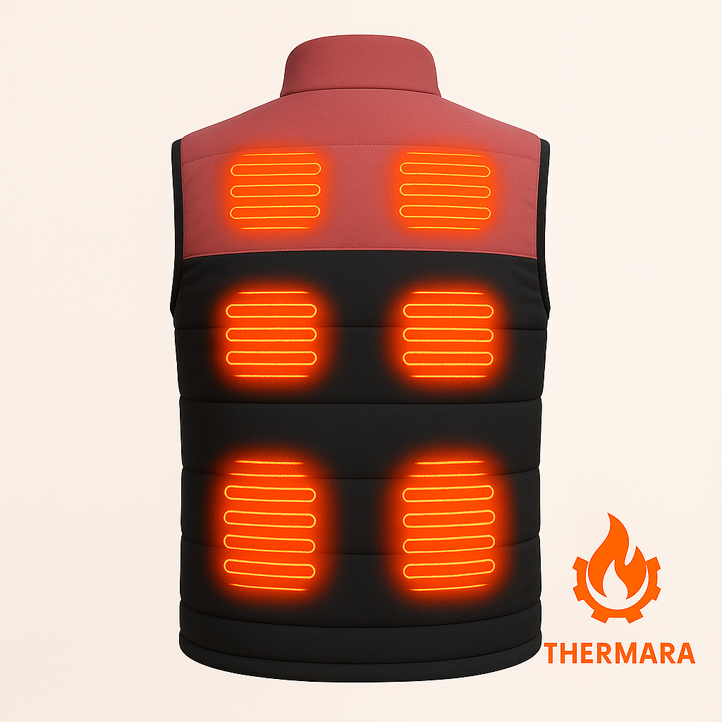 New Heating Vest Color Stitching 11 Electric Heating Suit Women Flexible Thermal Winter Warm Outdoor Vest