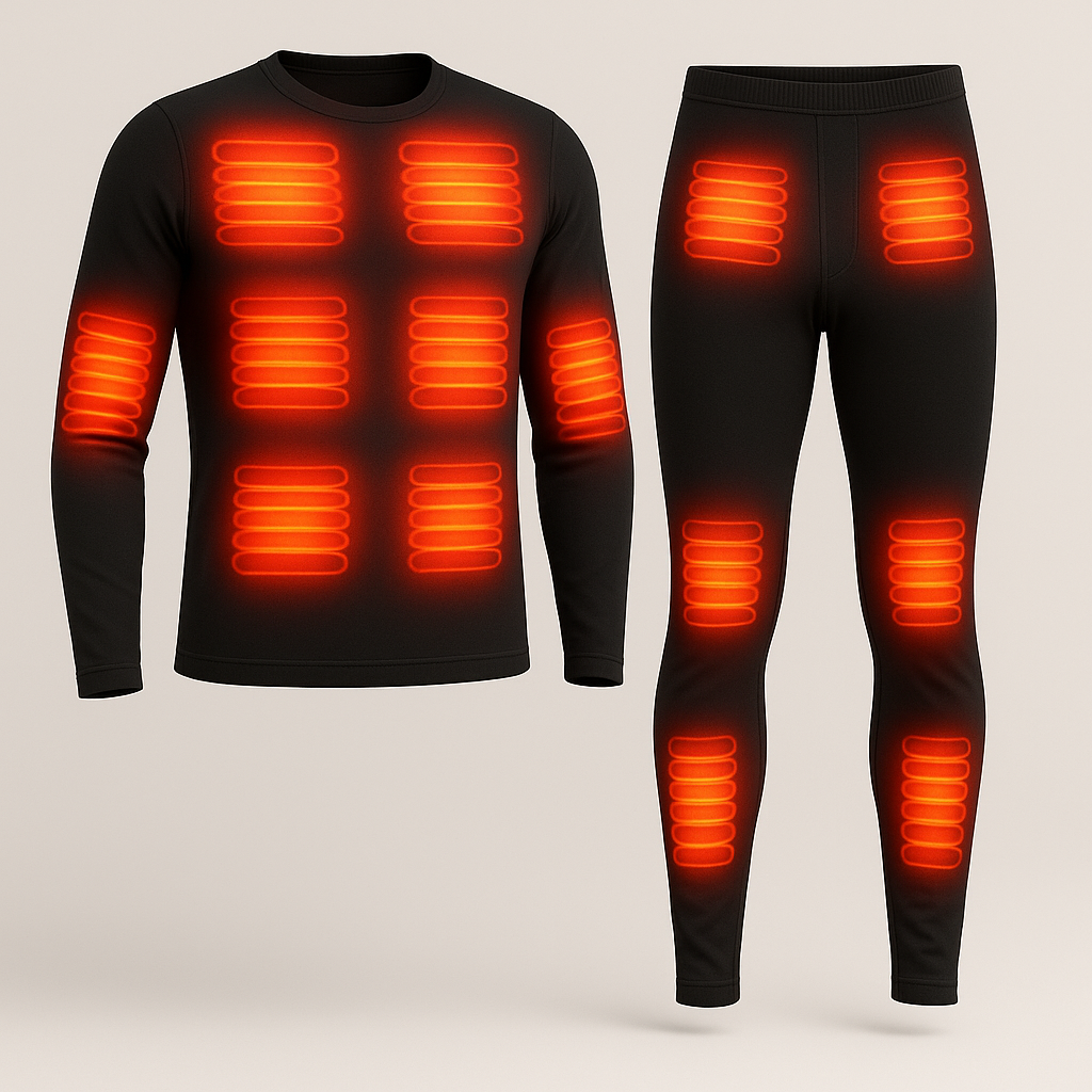 Winter USB Electric Heating Jacket Heated Thermal Underwear Men Women Sports Thermal Heated Underwear Electric Heated Equipmen