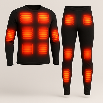 Winter USB Electric Heating Jacket Heated Thermal Underwear Men Women Sports Thermal Heated Underwear Electric Heated Equipmen