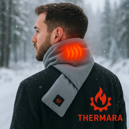 Electric Heating Scarf Cold-Proof Electric Heated Scarf Washable Thermal Neck Wrap Warmer Soft for Climbing Hiking Cycling